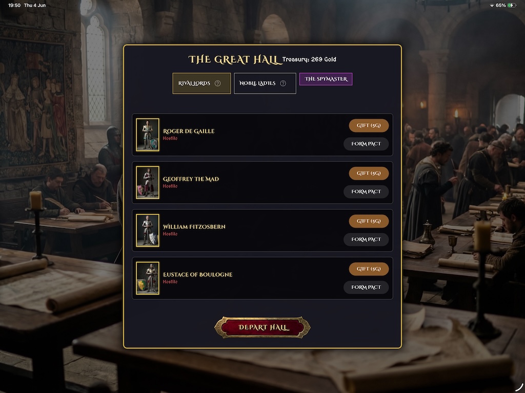Diplomacy Screen